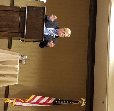 Dr. David Krahl presenting his study findings
