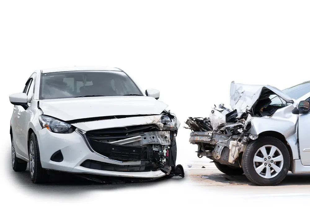 2 Cars involved in a Car Accident